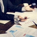 business person in a meeting