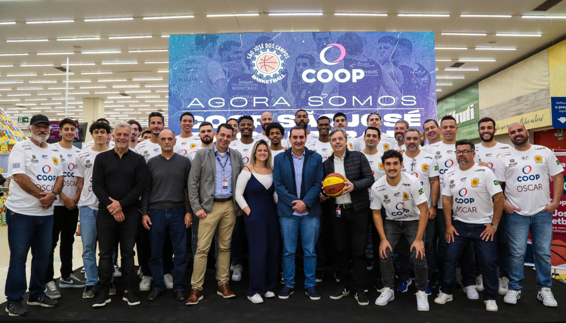 Cooperativa se torna patrocinadora master do time de basquete de São José dos Campos