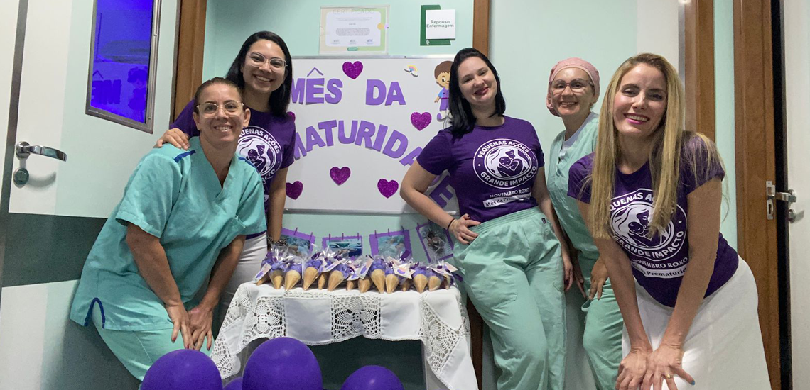 Cooperativa celebra Mês da Conscientização sobre prematuridade Cooperativa celebra Mês da Conscientização sobre prematuridade