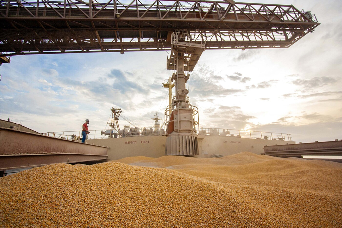 O Brasil ultrapassou os Estados Unidos, tornando-se o maior exportador de milho do mundo na safra 2022/2023 exportacao